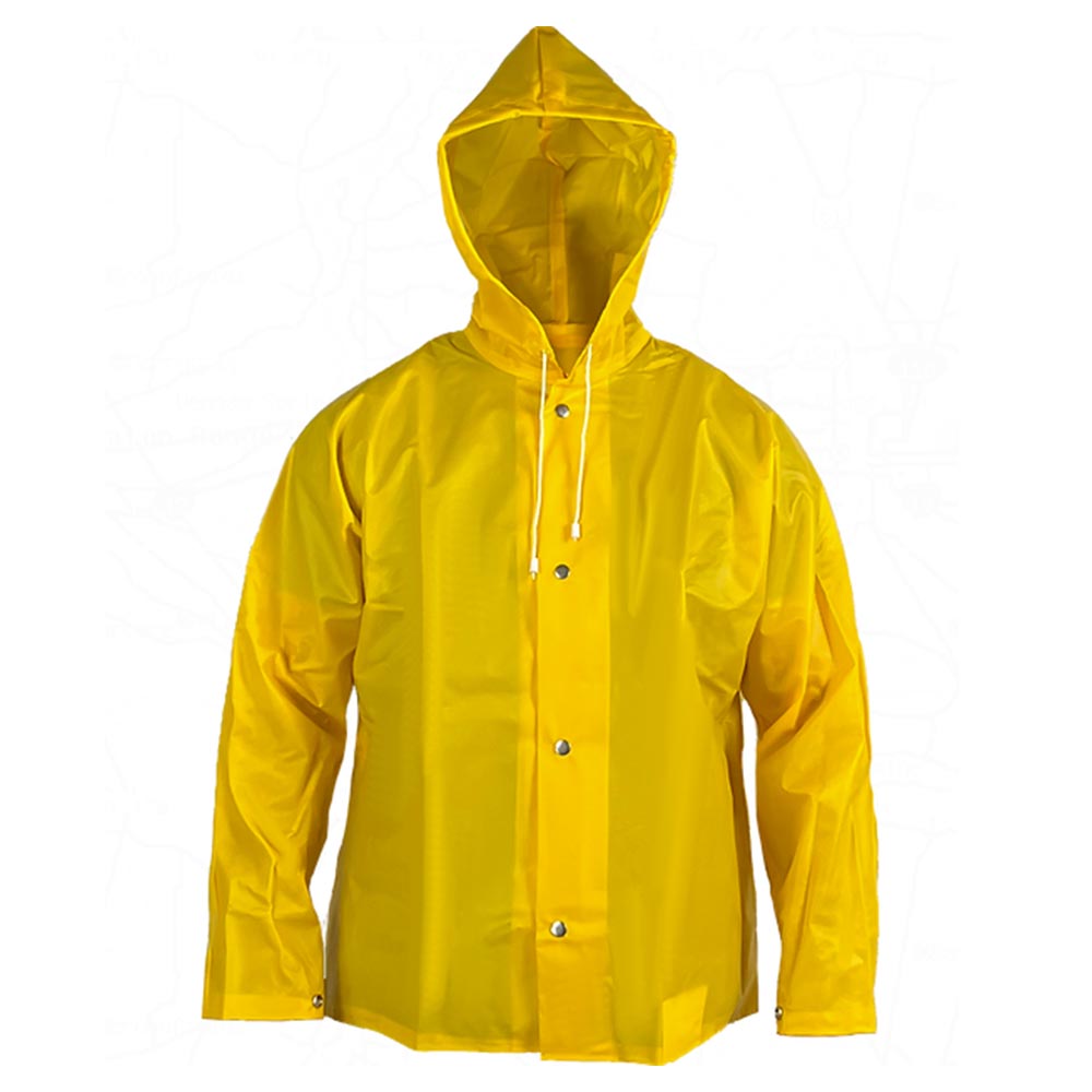 Spanish Yellow 30" Jacket w Attached Hood